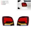 2PCS Left Handle Drive LED Taillights ABS PMMA Dynamic Turn Signal Back Lamp Fit for 6R / 6C / 61 2011‑2017