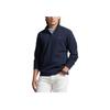 Polo Ralph Lauren SS24 Solid Logo Embroidered Long Sleeve Sweatshirt Men sweatshirt Navy-Blue MNPOKNI16823385-410