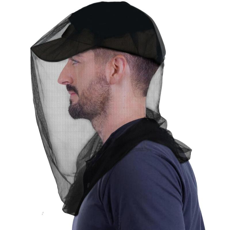 Mückenschutzhut Mückenschutzmaske Outdoor-Moskitonetz-Maske Imkerei Fischerei Sonnenschutzhut Kopfnetz Gesichtsnetz