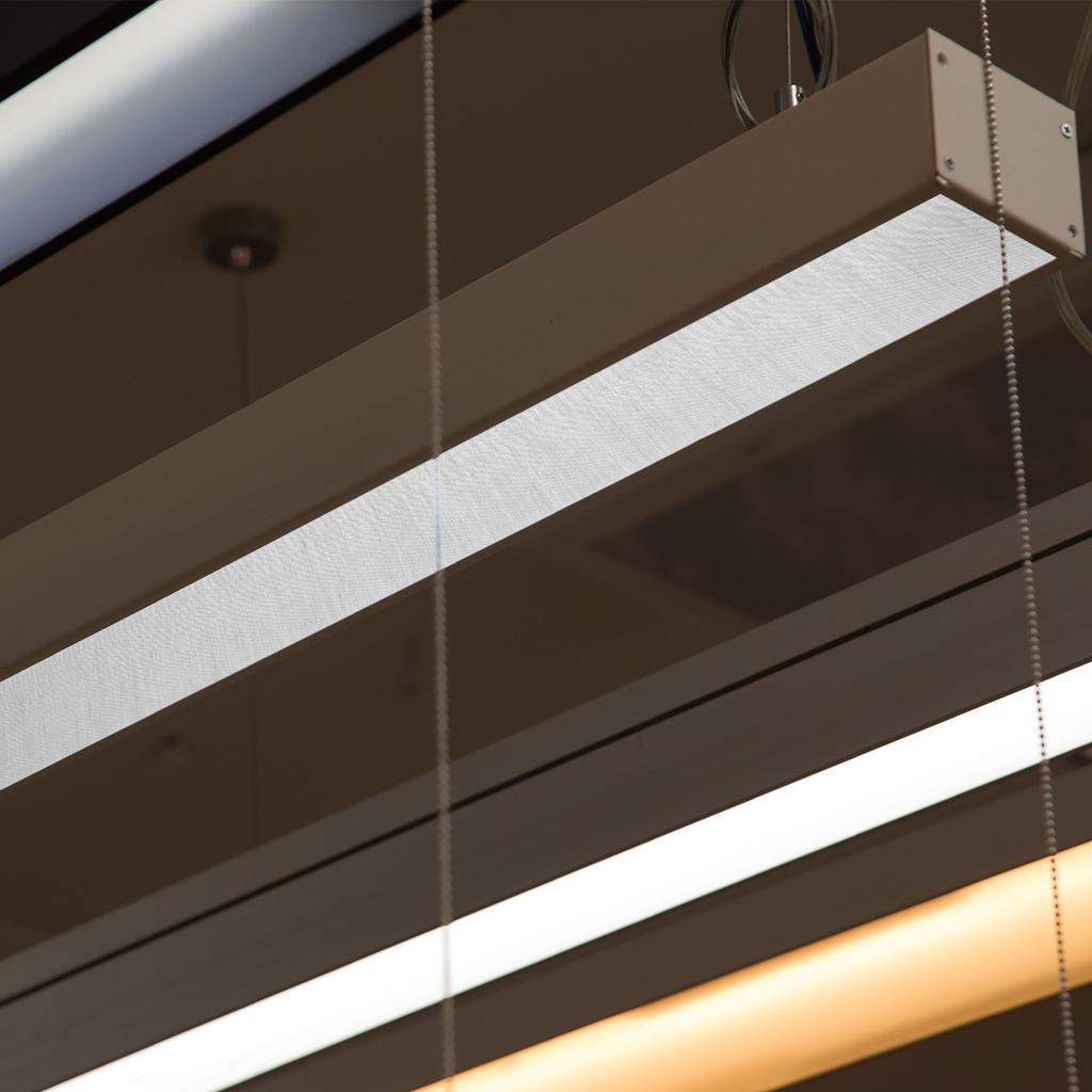 Office Ceiling Diffuser Fireproof Heat Resistant Soft Light Anti Glare Panel For Conference Room Workspace Lamp Cover