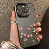 Pink Tulips And a Moon Phone Case For iPhone 17 17Air 16 15 14 13 12 11 Pro Max XS XR X 7 8 Plus Shockproof Laser Bumper Cover