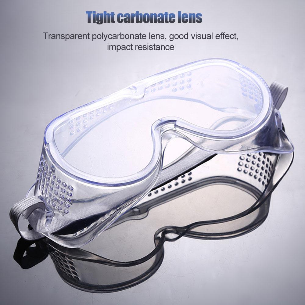 Clear Safety Glasses Anti-wind Anti Dust Anti Fog Eyewear Full Adjustable Comfort Type Protective Goggle Eyeglasses Motor Parts