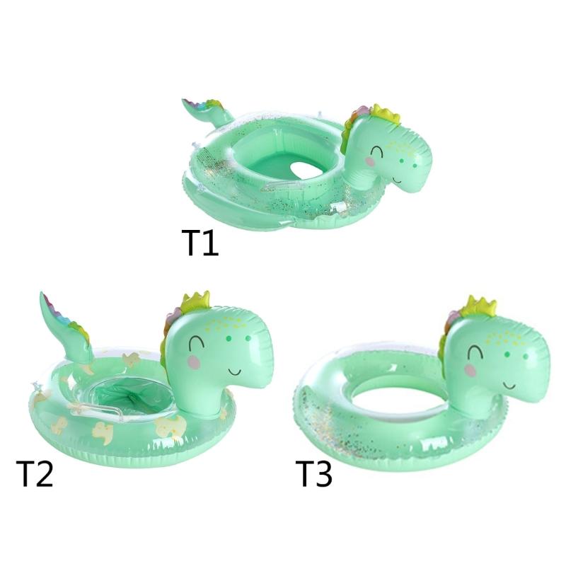 Dinosaur Pool Rings Baby Swimming Floats Inflatable Tubes Beach Outdoor Party