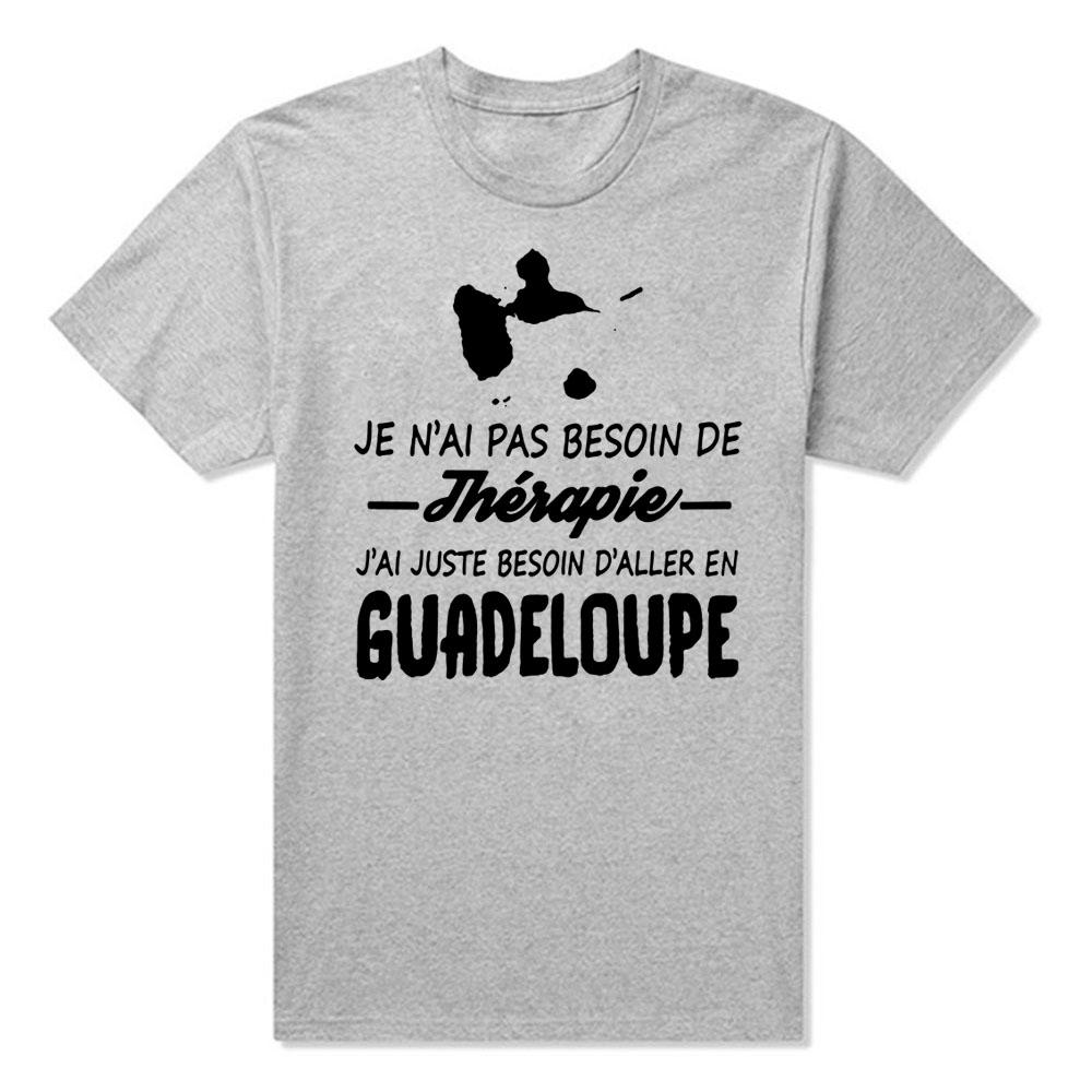 Nový letní styl Guadeloupe bavlna krátký rukáv vtipné tričko grafické Harajuku hip hopové tričko streetwear