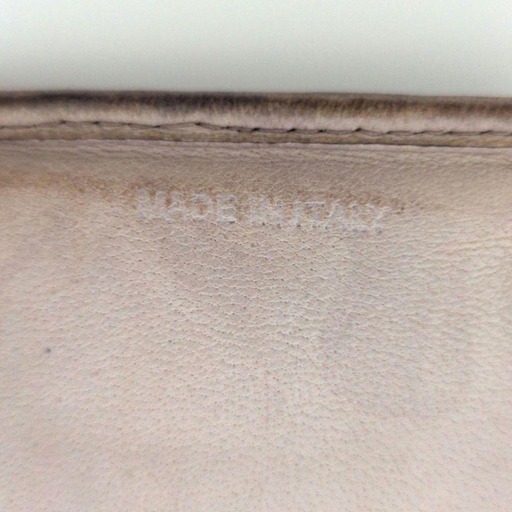 Used PRADA Long Wallet NAPPA GAUFFRE Pink Beige