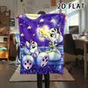 1Pc Diddl Print Flannel Blanket, High Quality Comfortable for All Seasons, Home Decor, Warmth and Comfort, Perfect for Christmas Gifts