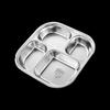 LIJIA FITMENT Stainless Steel Divided Meal Plate