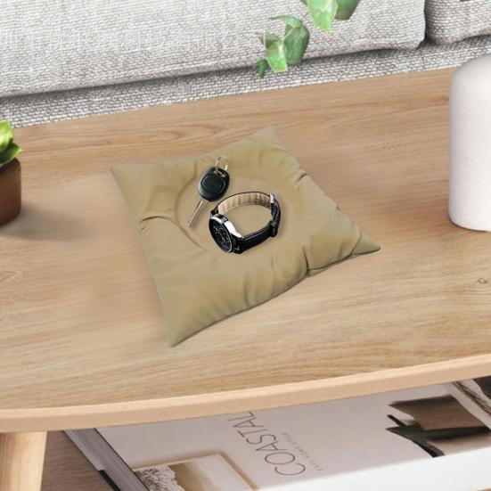 Durable Desktop Coaster 3D Printed Pillow Coaster, One-Piece Molding Tray, Minimalist Smooth Edge Storage Tray Decorative for And Table Protection