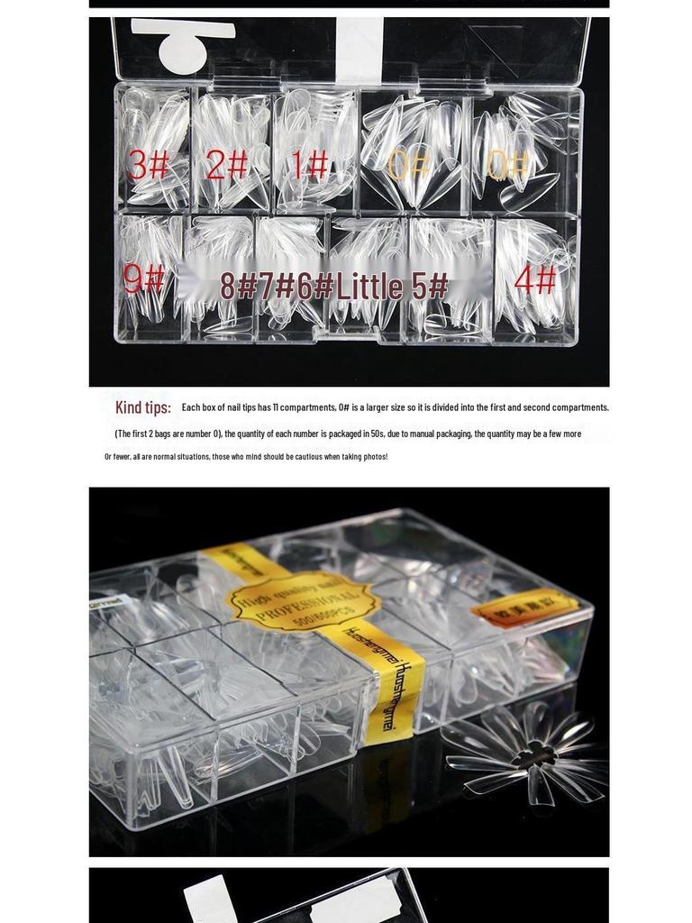 HSM Ultra-Thin Seamless Frosted Teardrop Refill (500 Pieces)