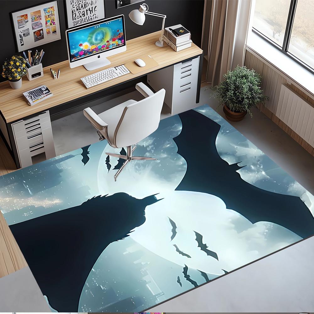 Batman Printed Carpet,Rug,for Office Chair Living Room Bedroom Kitchen Room Decor Gifts.