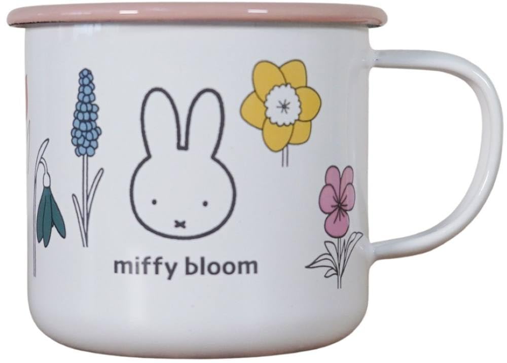 Fuji Enamelware Miffy Bloom Mug 8cm MF26-8MG белый