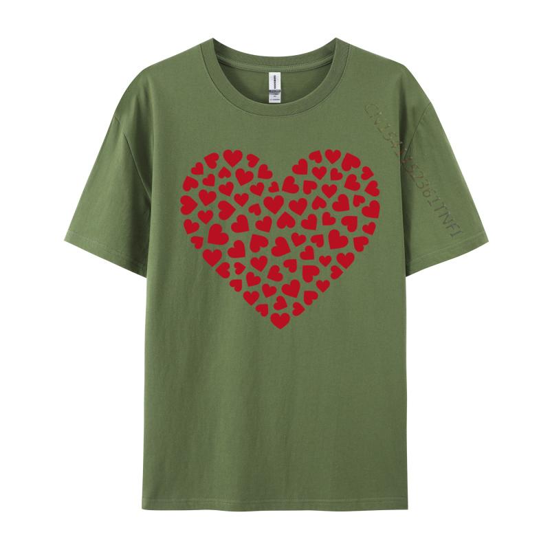 Love Heart Graphic Valentines Day Party New Design Boy Tshirts Crew Neck Cotton Tees Birthday Sweatshirts Top Quality