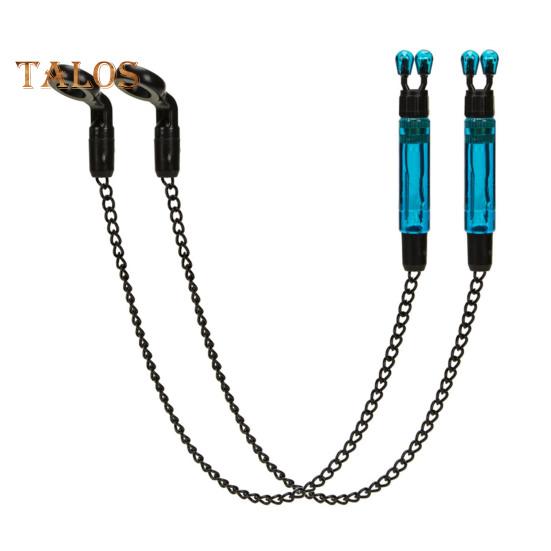 

2 шт., цепь сигнализации поклевки для ловли карпа, портативный легкий индикатор поклевки для рыбы, подвеска для оповещения о поклевке для пресноводной соленой воды, аксессуары для рыбалки на открытом воздухе синий