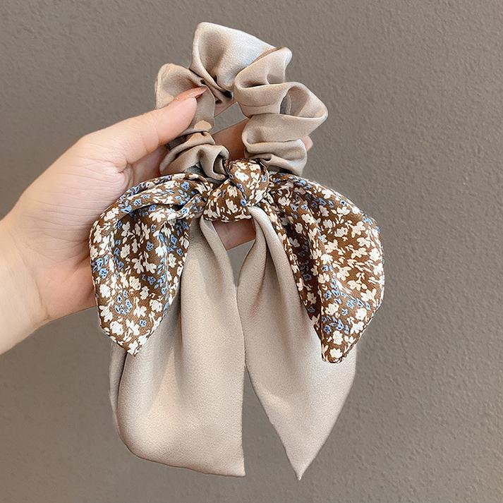 

Новые корейские ленты с бантом, эластичные ленты для волос, женские элегантные веревки для волос, эластичные кольца, галстуки, головные уборы, аксессуары для волос для девочек