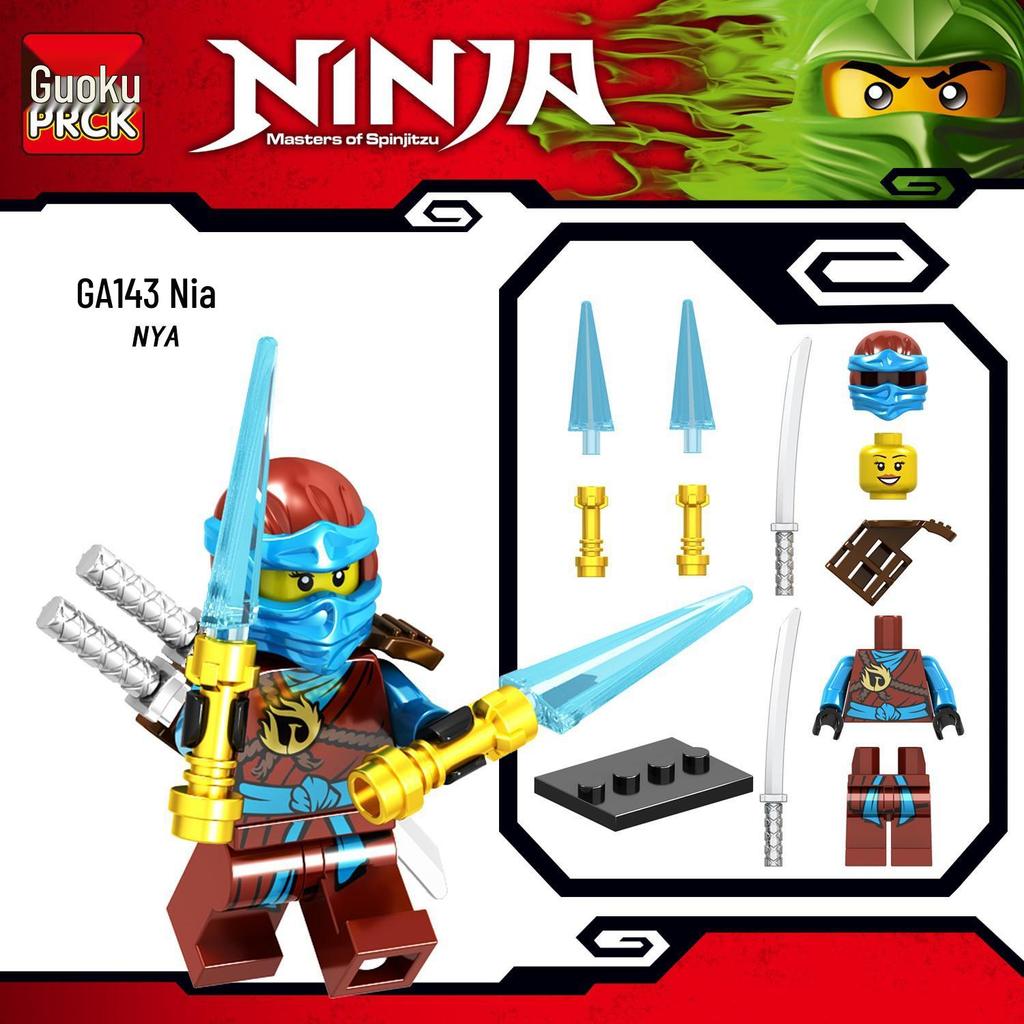 Guoku GA131-148: Compatible with Phantom Brick Minifigure Ninja Building Toy (Lego)