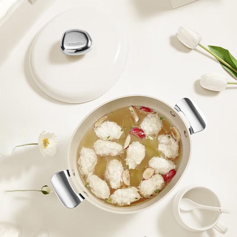 Wenlunshan Kamień Emaliowany Garnek do Zupy Nieprzywierający