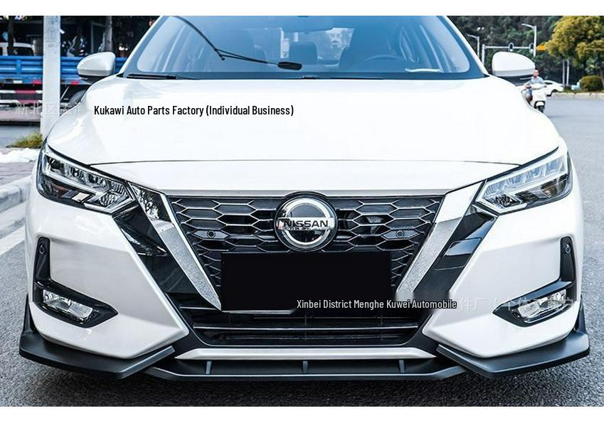 14th Gen Sylphy Front Splitter Lip: Aerodynamic & Anti-Collision Decoration (2020-2023)