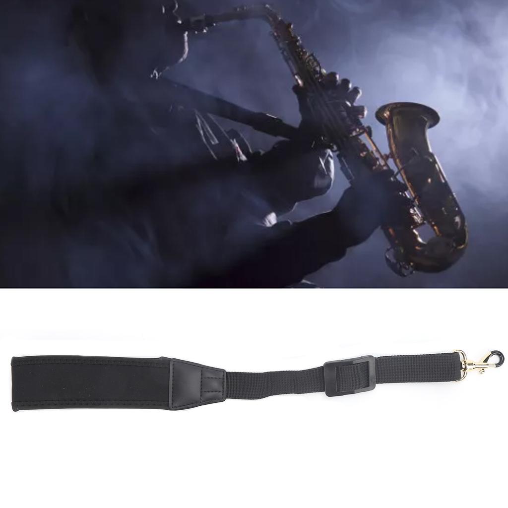 Instrument Strap Single Shoulder Metal Hook Artificial Leather Cotton for Student Adult Child