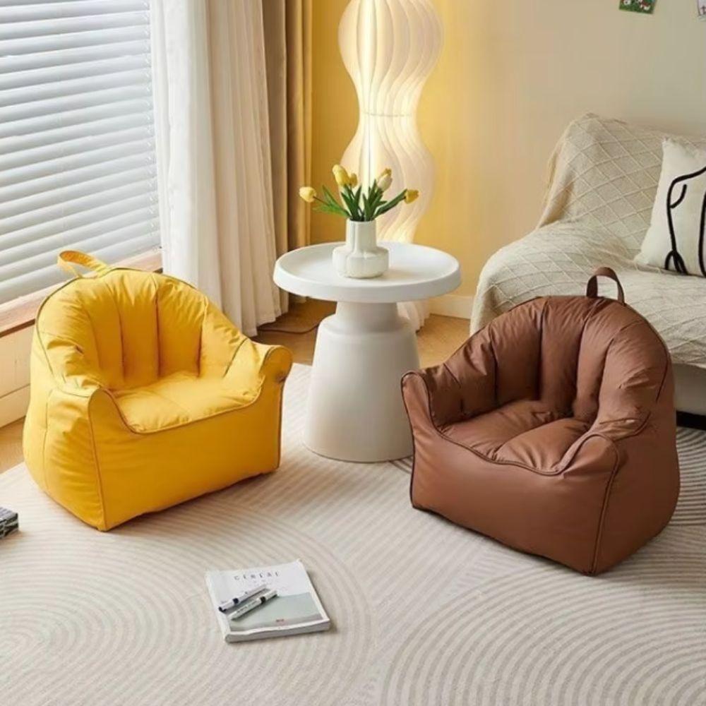 Waterproof Lazy Sofa Single Seat Reading Sofa Chair Comfortable Bean Bag Sofa Living Room