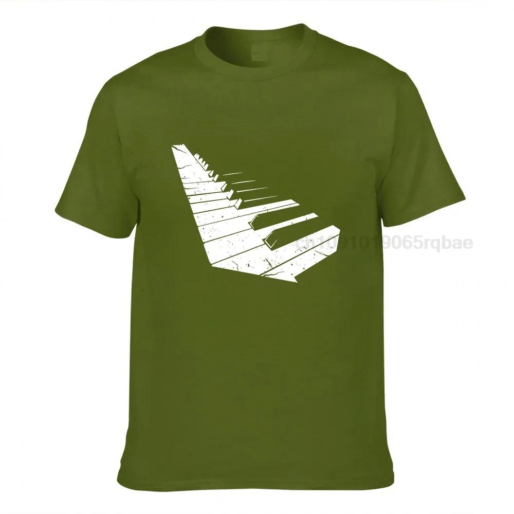 Keyboard Pianist Funny Musician Piano Music Gift Tshirt Cotton T Shirts For Unisex Casual Tops Tees Brand New