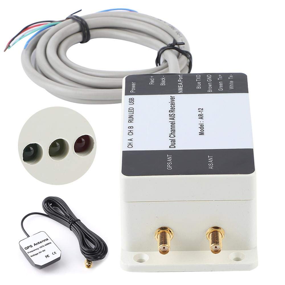 Receptor GPS AIS Marin, Receptor AIS USB pentru Barcă cu Canal Dual, Receptor AIS NMEA Integrat