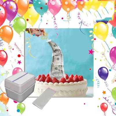 Cake ATM Happy Birthday Cake Topper Money Box Funny Cake ATM Happy Birthday