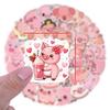 55 Pink Pig Graffiti Stickers Decorative Scooter Suitcase Notebook DIY Stickers