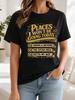 Places I Won't Be Going Today T-Shirt Funny Sarcastic Graphic Tee Shirt Short Sleeve T-shirts for Unisex All-Season