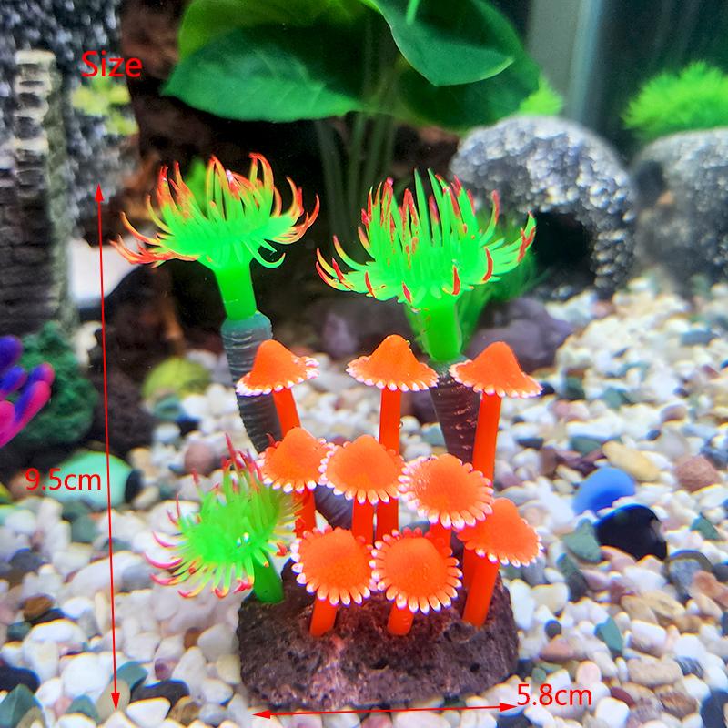 

Artificial Decora Underwater Coral Aquarium Fish Tank Simulation Decoration Aquarium Backgrounds Plants Water Grass Accessories