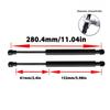 Rear Trunk Tailgate Gas Shock Struts Lift Support For Ford Focus Sedan 2Pcs