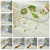 Lotus Leaf Lotus Leaf Vein Metal Bookmark Metal Green Leaf Bookmark  Stationery