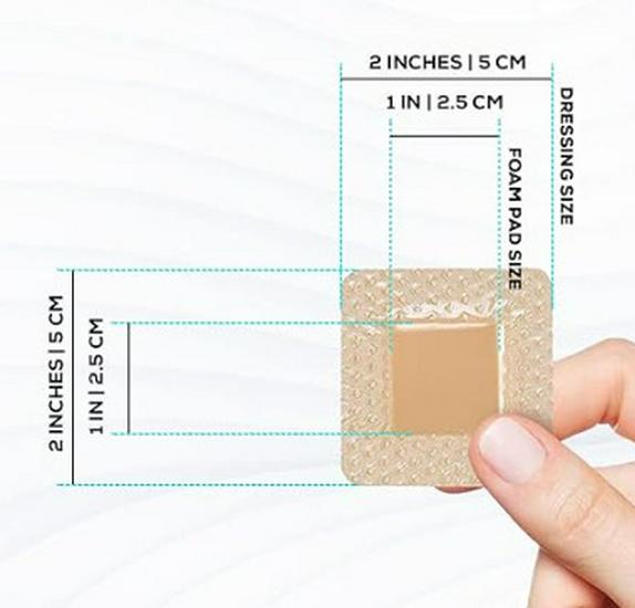 Silicone Gel Foam Pressure Ulcer Patches for Elderly Hip Wounds