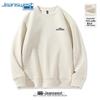 Jeanswest Men's Heavyweight Waffle Knit Crewneck Sweatshirt