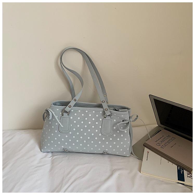 Spring 2026 Fashionable Women's Polka Dot Shoulder Bag