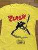 Nowa Kolekcja Zespół The Clash Prezent Dla Fana S-2345XL Żółta Koszulka Koszulka Unisex Koszulka z Nadrukiem