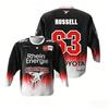 Haier MacLeod # 89 Russell 2026 DEL Eltern-Kind Deutsches Eishockey Trikot 3D-Druck Rundhals Langarm T-Shirt