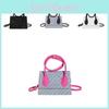 Trendy Street Style Pu Mini Square Shoulder Bag For Women 2023 Plaid Pattern
