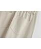 ASHOUR Dart Point Cotton Pants Cream