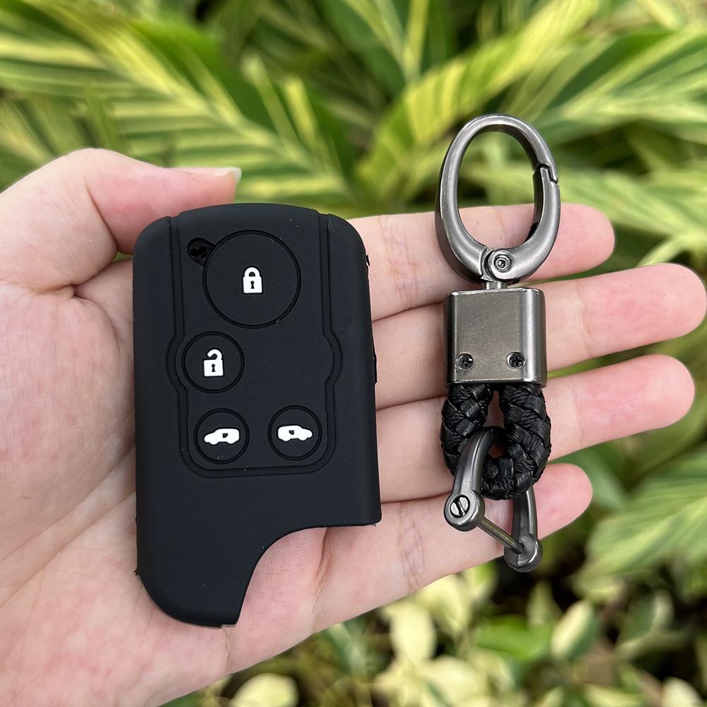 Rubber Car Key Fob Cover Silicone Protector Case for Honda Freed Elysion Stepwgn Spada Insight Step Wagon RK C-RZ Shuttle Remote
