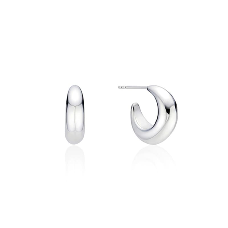 hyeres-lor H Edition Silver (W) Volume Hoop Earrings HL6E42603W9XXX