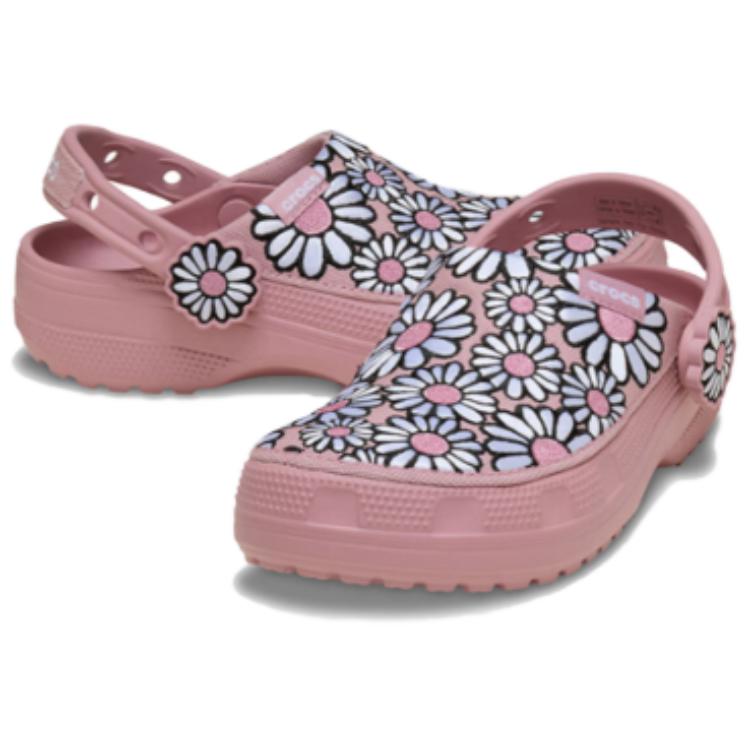 Crocs Klassieke Lichte Daisy Buitenklompen Damesklompen IJzerdraad-Paars 213231-5AD
