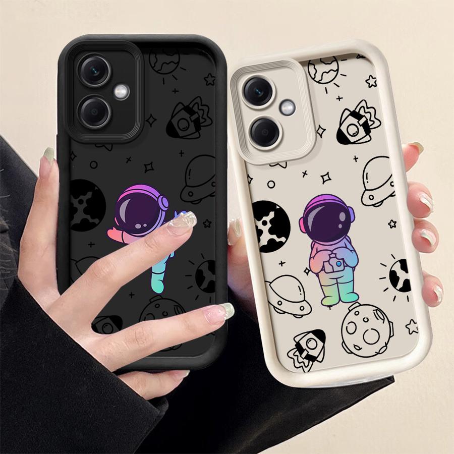 Cute Astronaut Phone Case for Xiaomi Redmi Note 11 Pro 5G 12S 11S 12 13 11 Pro Plus 10S 10 Pro 13 5G Capa Coque Cover
