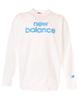 Golf Crew Neck Knit Brand 4 [New Balance] (Stretchable, Logo) / Men's / 012-6270001 030_WHITE [M]
