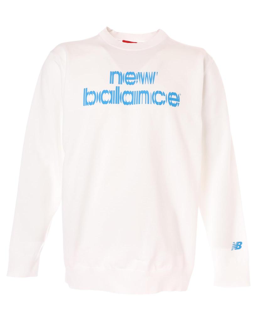 Golf Crew Neck Knit Brand 4 [New Balance] (Stretchable, Logo) / Men's / 012-6270001 030_WHITE [M]