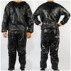Pvc Sauna Suit Sweatenhancing Fitness Set For Men And Women With Polyester Fabric