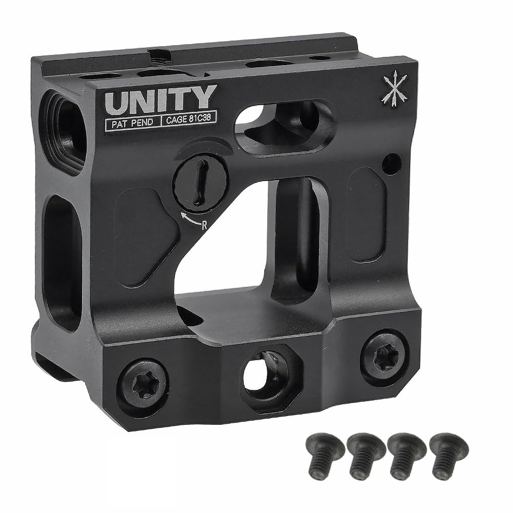 Ryohin Buhin UNITY FAST MICRO MOUNT Replica High Mount for T1/T2 Dot Sights with Built-in BUIS