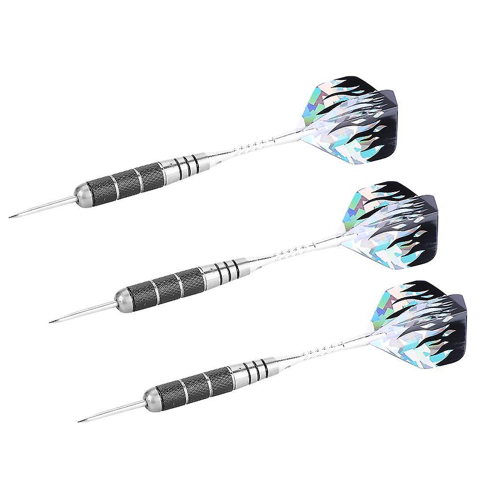 3Pcs 153mm Professional Stainless Steel Tip Target Throwing Darts Set With 6pcs Flights