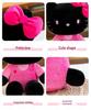 Dreamy KT Cat Doll with Black Floral Skirt - Plush Clip Legs Bedtime Pillow Gift for Girls