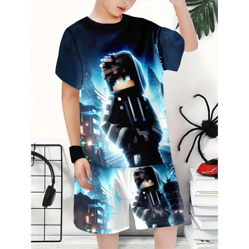 New children's clothing set, casual, comfortable and breathable for home use