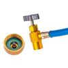 Car AC Air Conditioning R134A Refrigerant Recharge Measuring Hose With Pressure Gauge Pressure For Auto Repair Truck RV SUV